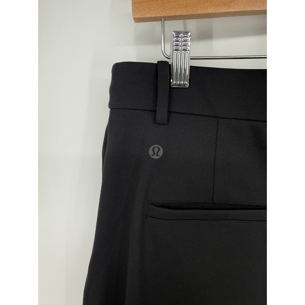 Lululemon Daydrift High Rise Trouser Short Wide-Leg Pants Black Pleated W5HCQS L - Picture 5 of 13